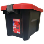 5 Gallon latching tote in packaging.