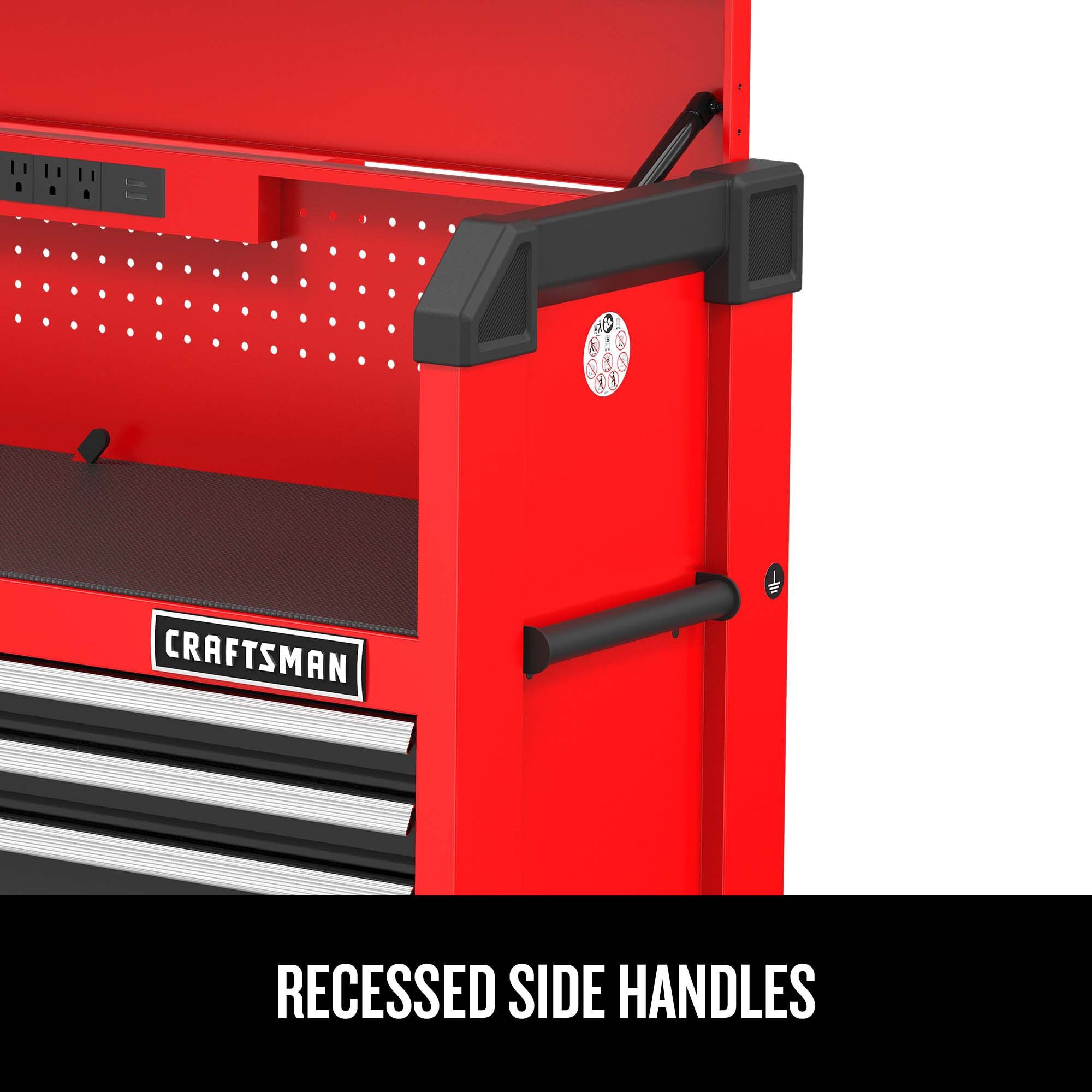 Graphic of CRAFTSMAN Storage: Cabinets & Chests Rolling highlighting product features