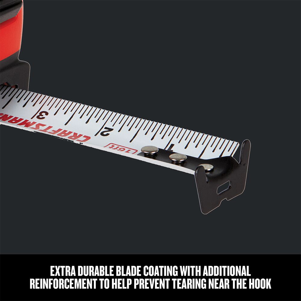 CRAFTSMAN 16-ft Auto Lock Tape Measure (CMHT37356S) 