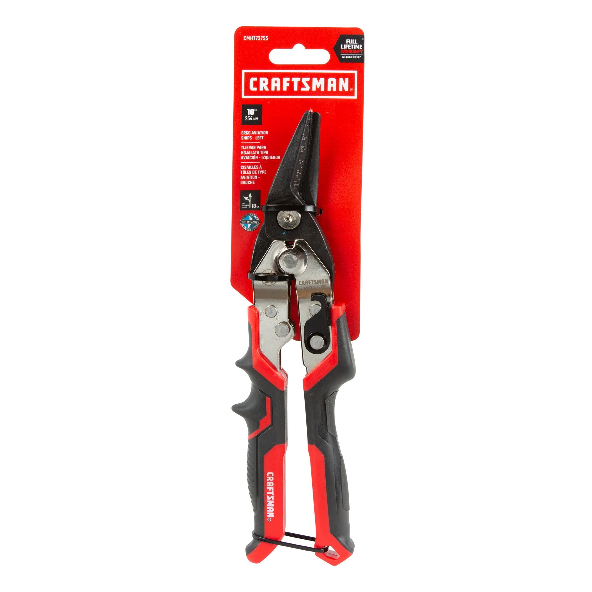 View of CRAFTSMAN Snips packaging