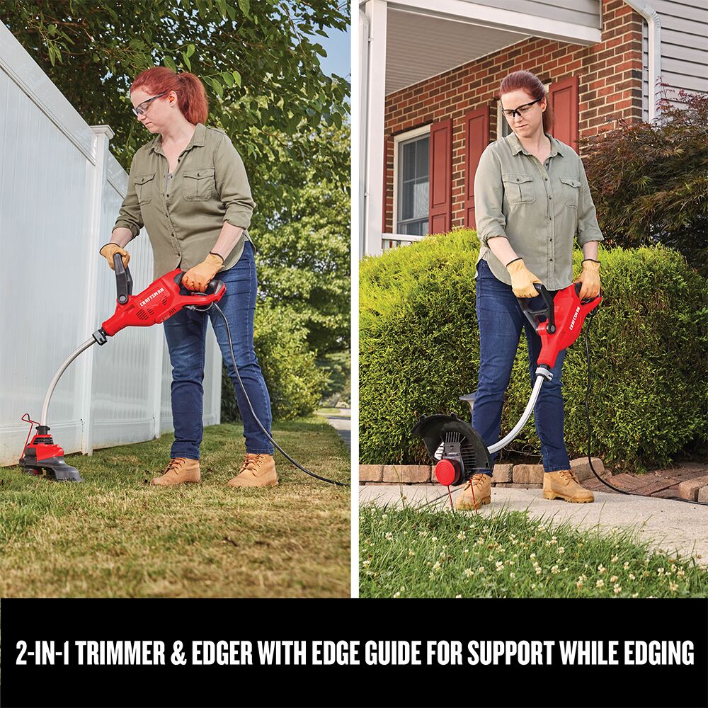 Graphic of CRAFTSMAN String Trimmers highlighting product features