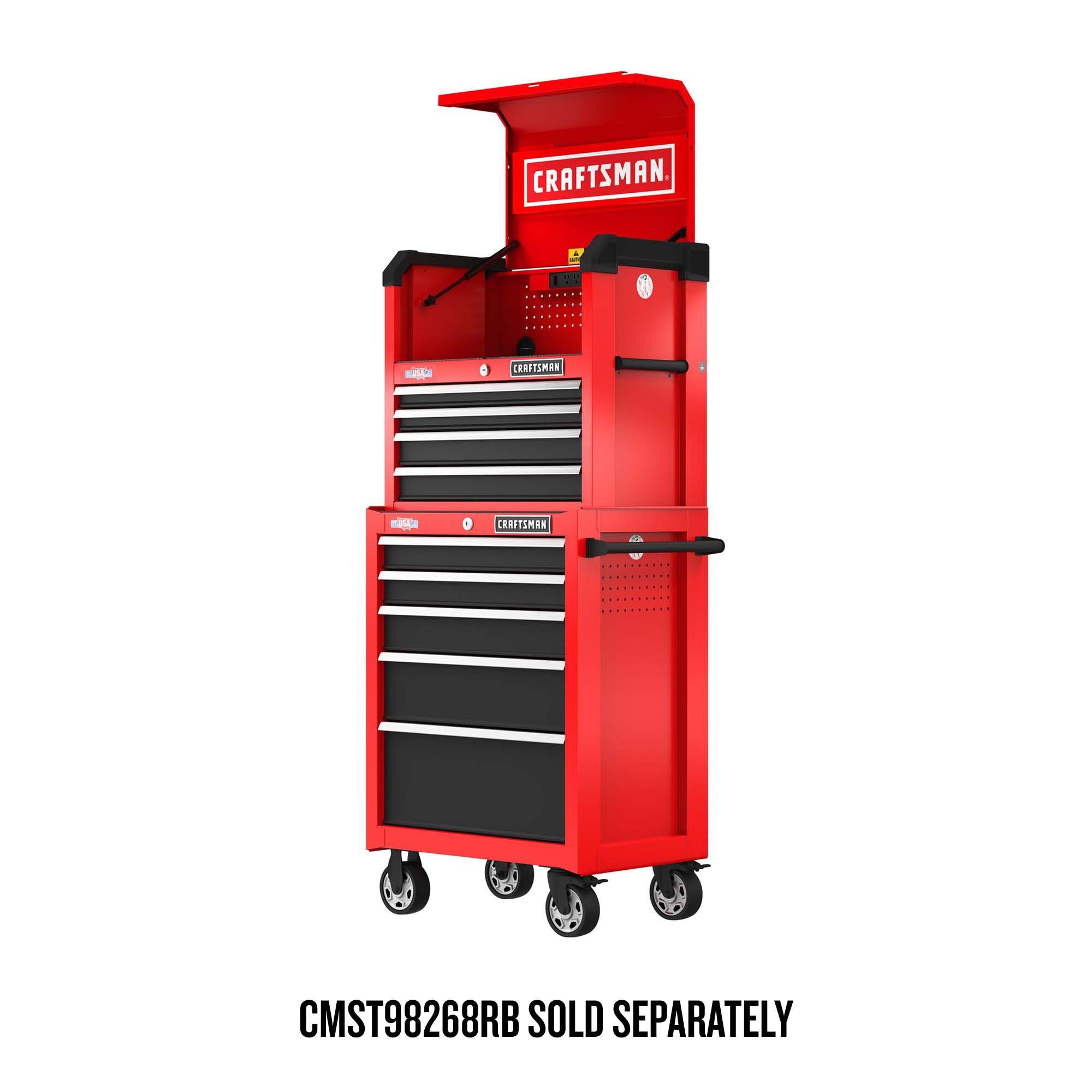 Graphic of CRAFTSMAN Storage: Cabinets & Chests Rolling highlighting product features