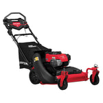 Profile of 28 inch 223 c c r w d self propelled mower.