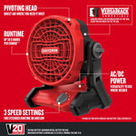 Graphic of CRAFTSMAN Heating & Cooling: Fans highlighting product features