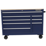 CRAFTSMAN S2000 Workstation in Midnight Blue with Wood Worktop front view