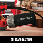 Graphic of CRAFTSMAN Sander highlighting product features