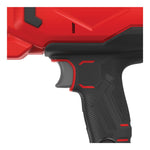 Contoured over molded handle feature of 20 volt cordless 18 gauge brad nailer kit.