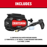 CRAFTSMAN 1800 MAX PSI* Built in Cord Graphic