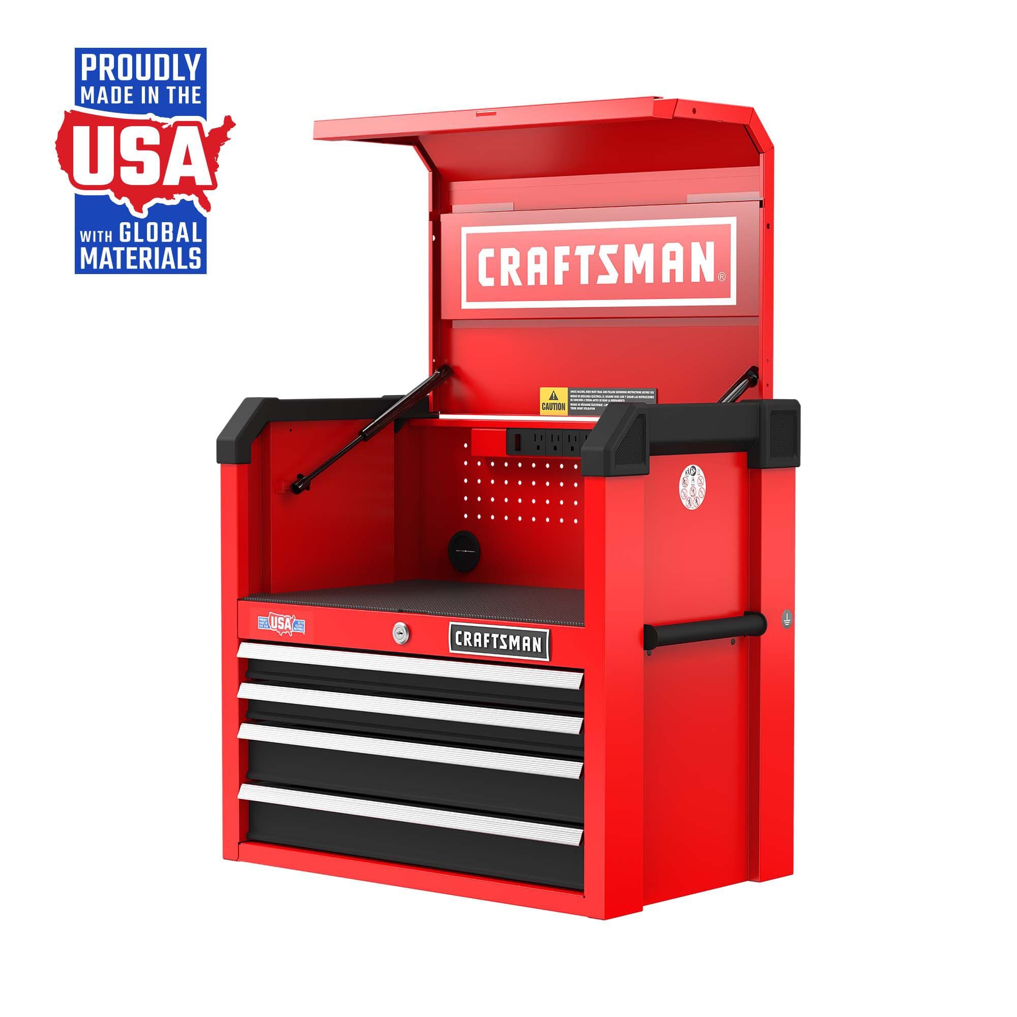 Graphic of CRAFTSMAN Storage: Cabinets & Chests Rolling highlighting product features