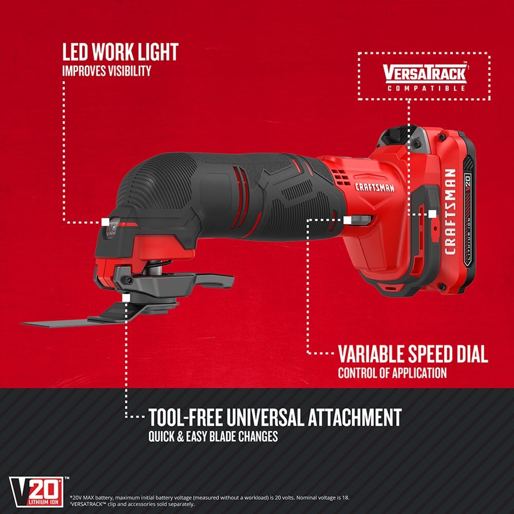 20V Oscillating Tool Kit