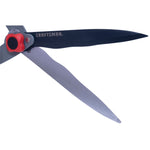 Non-stick blade coating feature of hedge shears.