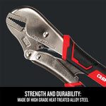 Graphic of CRAFTSMAN Pliers: Locking highlighting product features