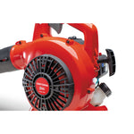 Close up of 25 C C 2 cycle gas leaf blower.