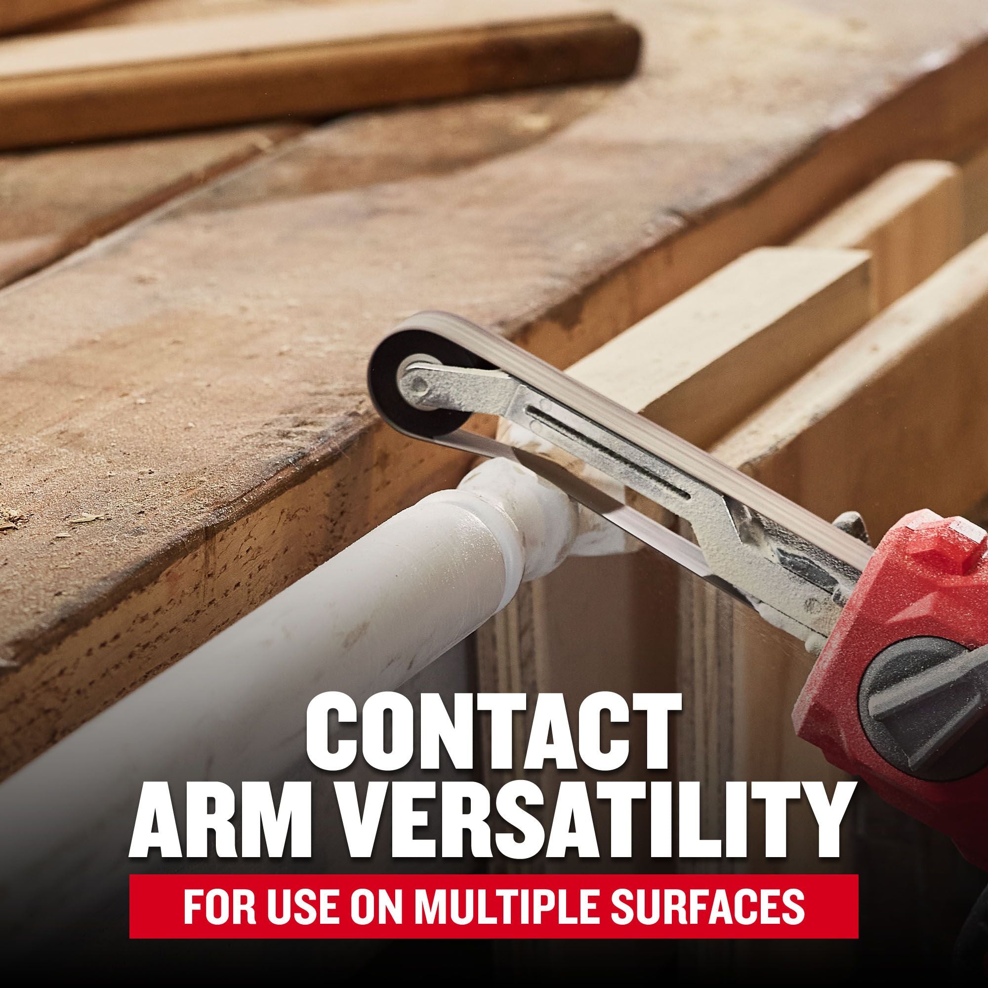 Contact Arm Versatility for use on multiple surfaces