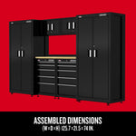 Graphic of CRAFTSMAN Storage: Cabinets & Chests highlighting product features