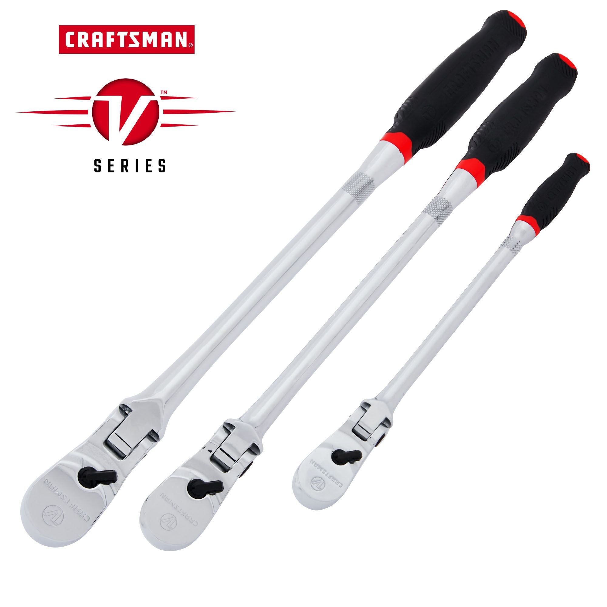 V-Series™ 1/4 in, 3/8 in and 1/2 in Drive Comfort Grip Long Flex