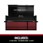 CRAFTSMAN V-Series 52-inch chest with includes feature call out