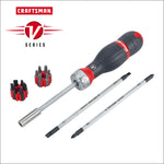 Graphic of CRAFTSMAN Screwdrivers highlighting product features