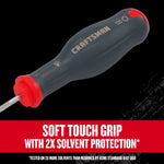 Graphic of CRAFTSMAN Screwdrivers: Set highlighting product features