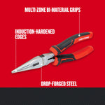 Graphic of CRAFTSMAN Pliers: Long Nose highlighting product features
