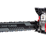 CRAFTSMAN S165 42cc 2-Cycle 16 in. Gas Chainsaw on white background