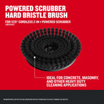 V20 Powered Scrubber Hard Bristle Brush Walk-around Graphic