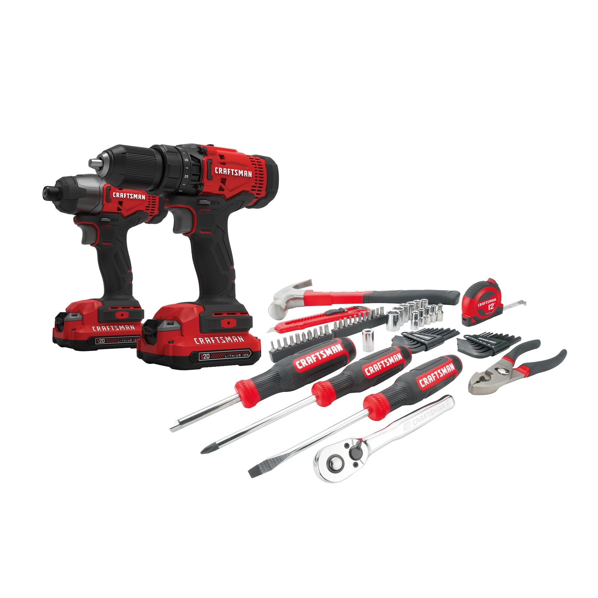 CRAFTSMAN 57-Piece Household Tool Set with Hard Case