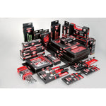 Craftsman V-Series line up in packaging on silver background