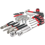 CRAFTSMAN 102 Piece Mechanics Tool Set Laid Out on White Background