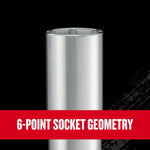 Graphic of CRAFTSMAN Sockets: 6-Point highlighting product features