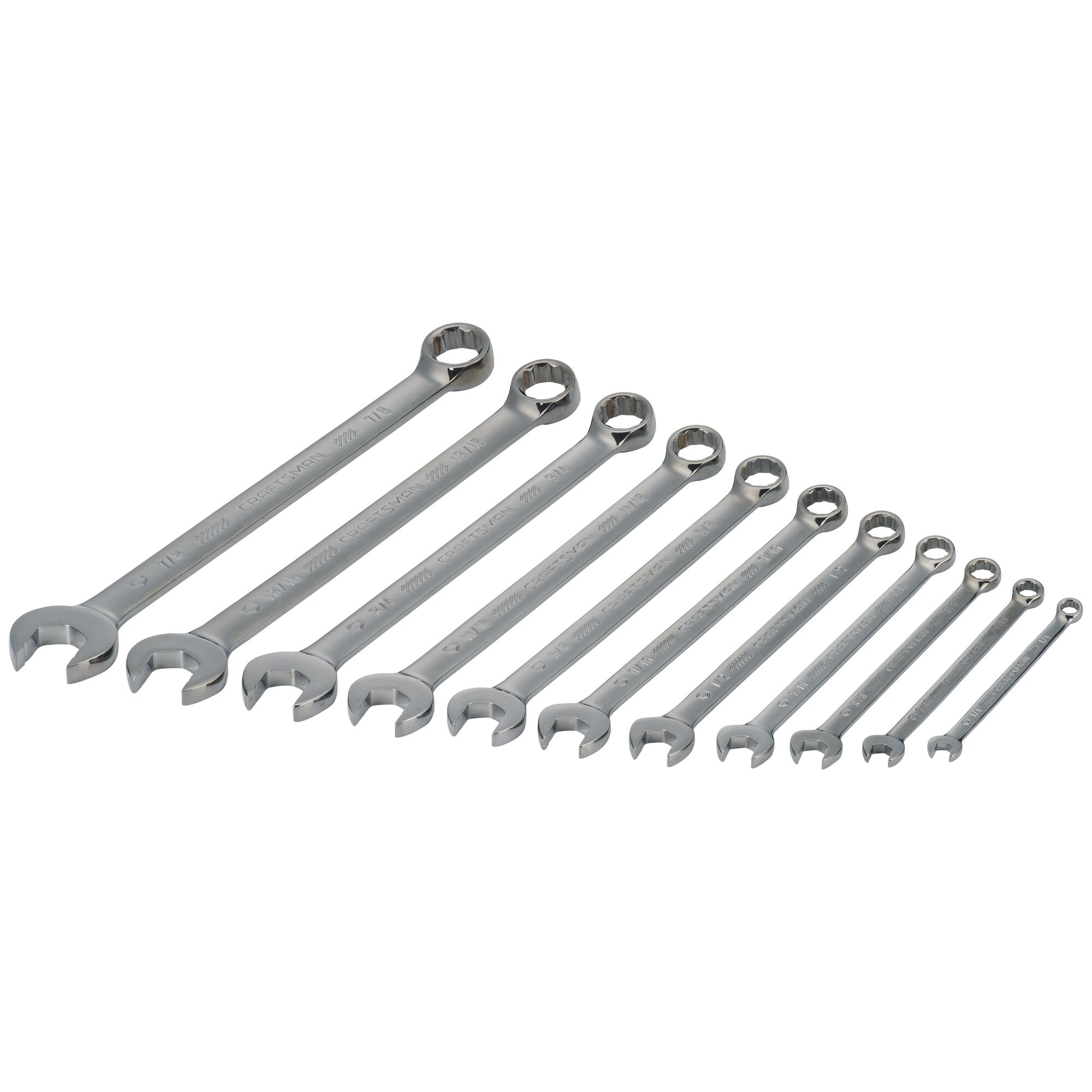 View of CRAFTSMAN Wrenches on white background