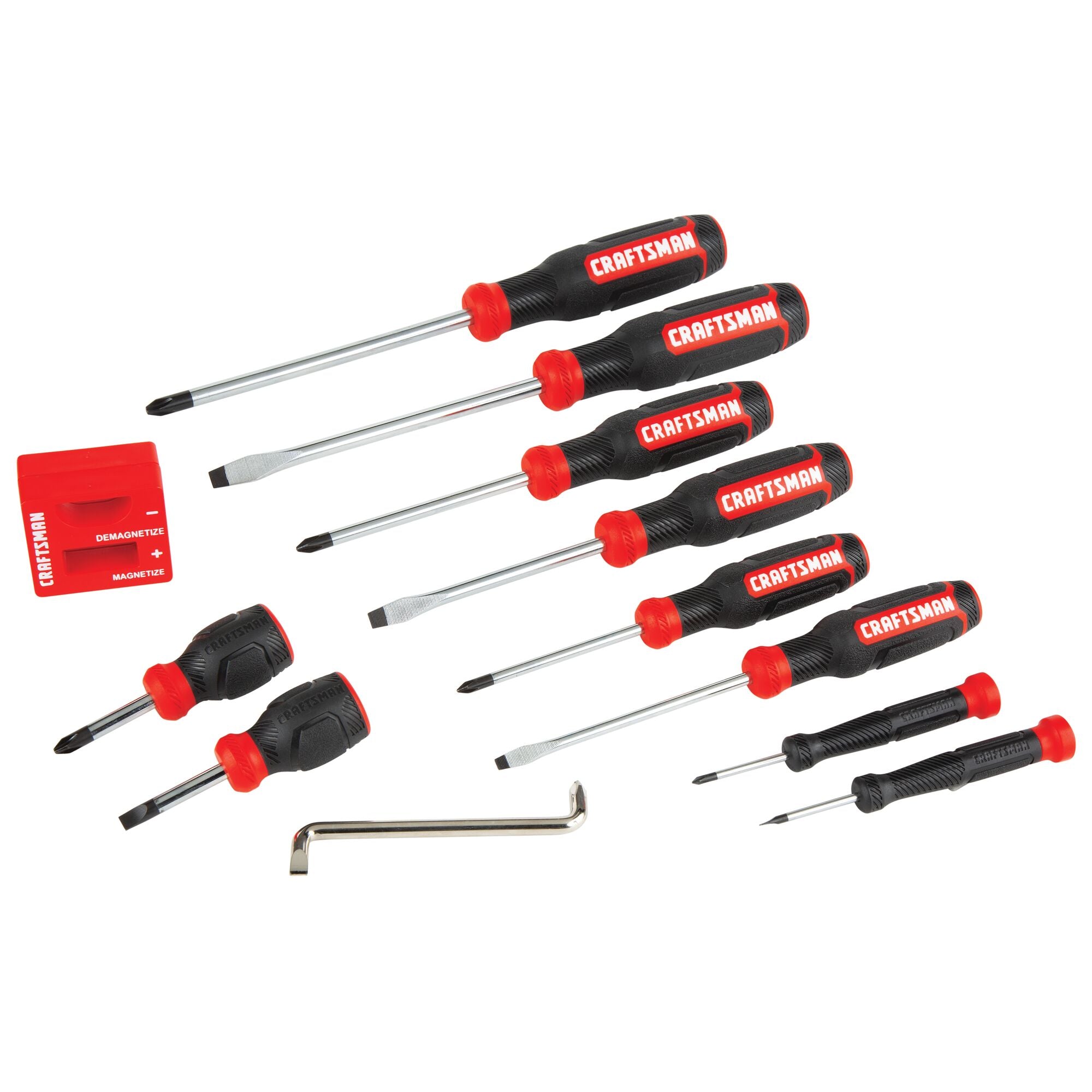 Profile of 12 piece Bi Material ScrewDriver Set.