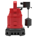 1-3HP SUMP PUMP REINFORCED THERMOPLASTIC SUBMERSIBLE AUTOMATIC VERTICAL SWITCH RIGHT VIEW