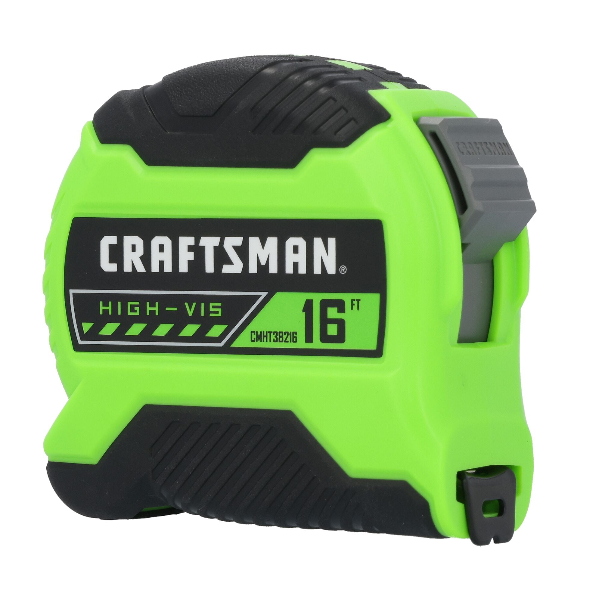 CRAFTSMAN CMHT38216S CRAFTSMAN HIGH VIS 16' TAPE MEASURE 3/4 forward view.