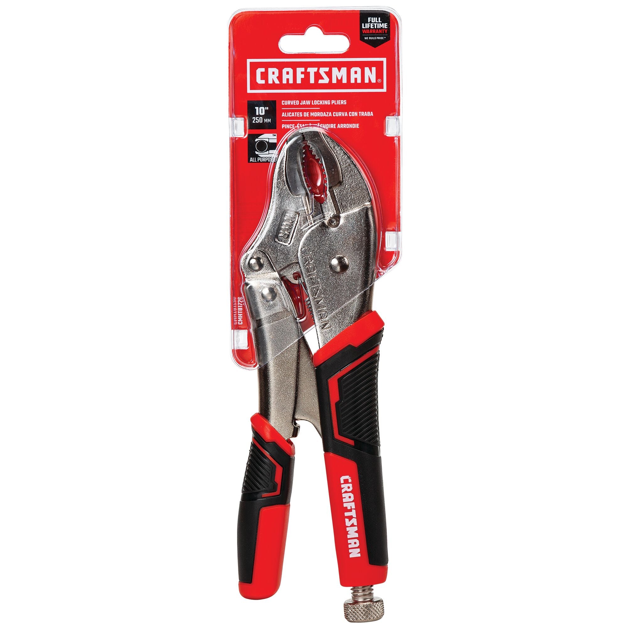 View of CRAFTSMAN Pliers: Locking packaging