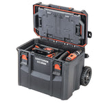 Large 22 inch size for storing of large tools feature of TradeStack Rolling Tower.