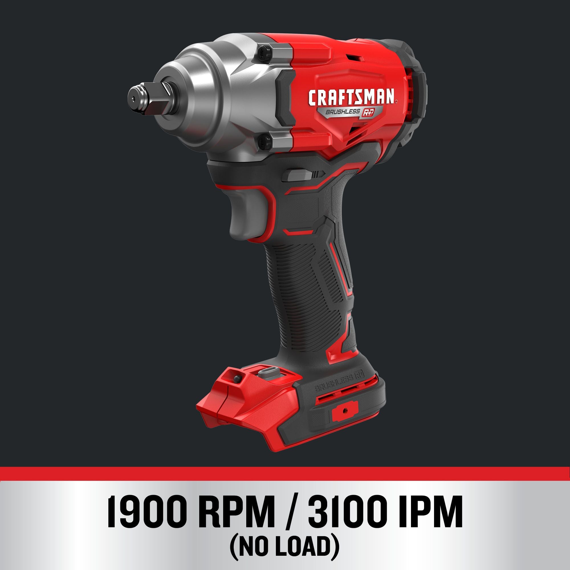 V20 Brushless RP 1/2 inch Impact Wrench (Tool Only) on dark background