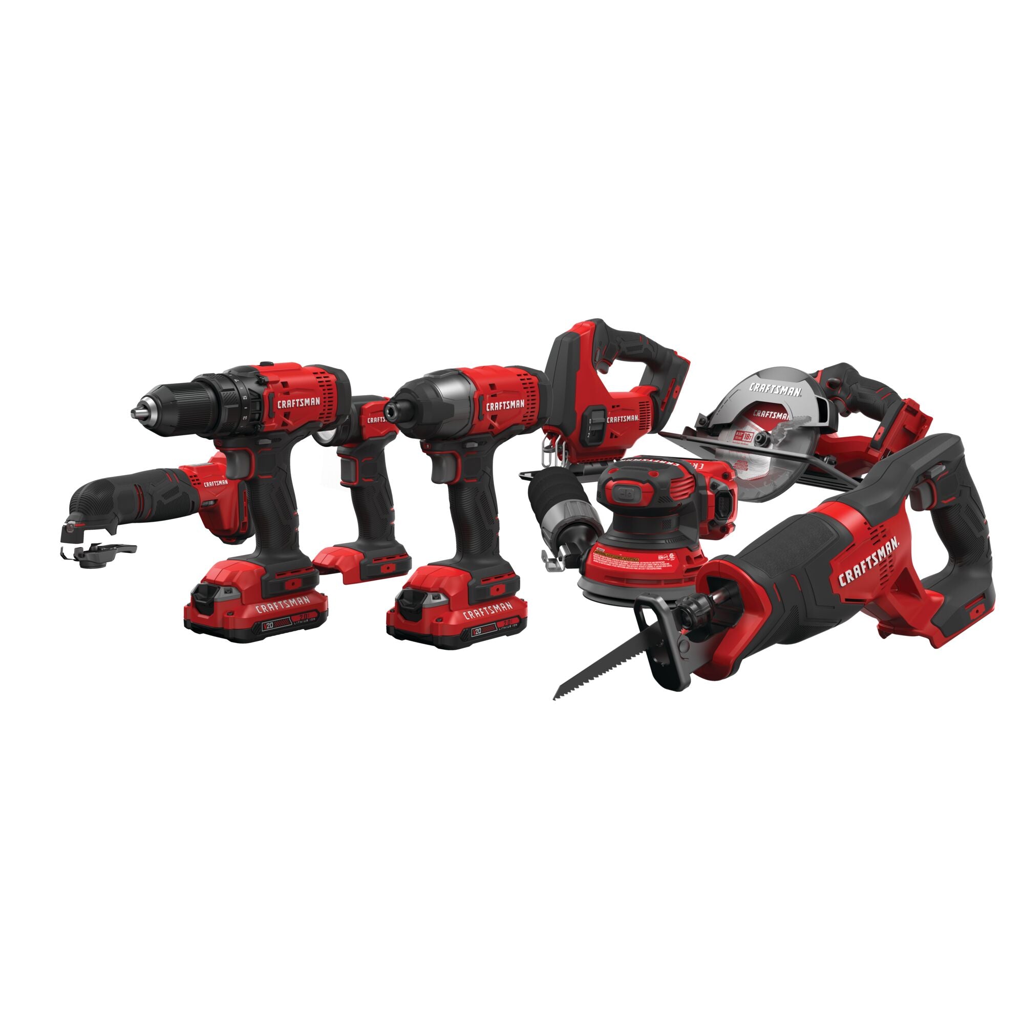 View of CRAFTSMAN Combo Kits: Power Tools on white background