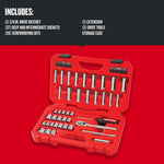 Graphic of CRAFTSMAN Mechanics Tool Set highlighting product features