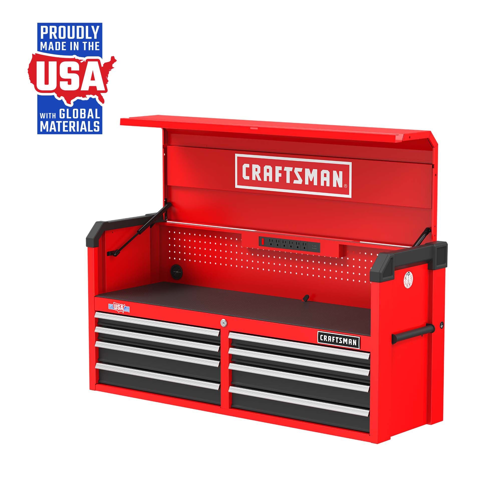 Graphic of CRAFTSMAN Storage: Cabinets & Chests Rolling highlighting product features