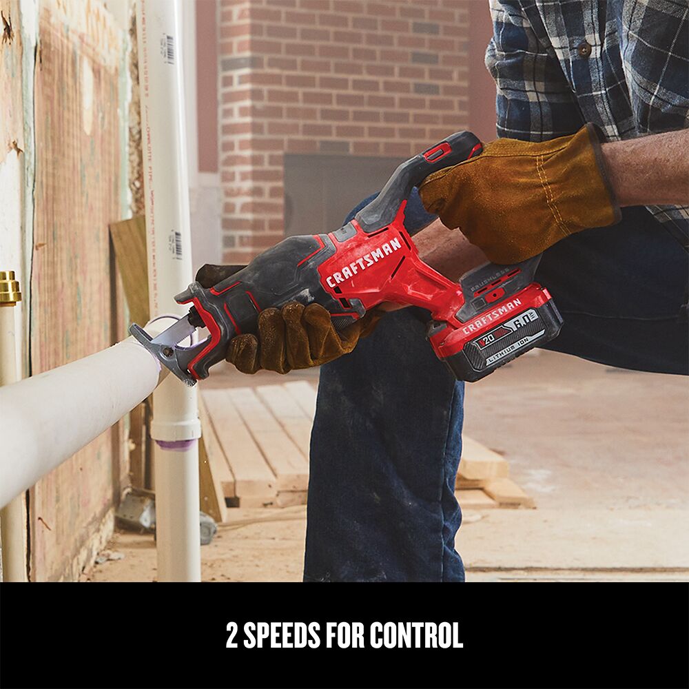 V20* Brushless Cordless Reciprocating Saw (Tool Only) | CRAFTSMAN