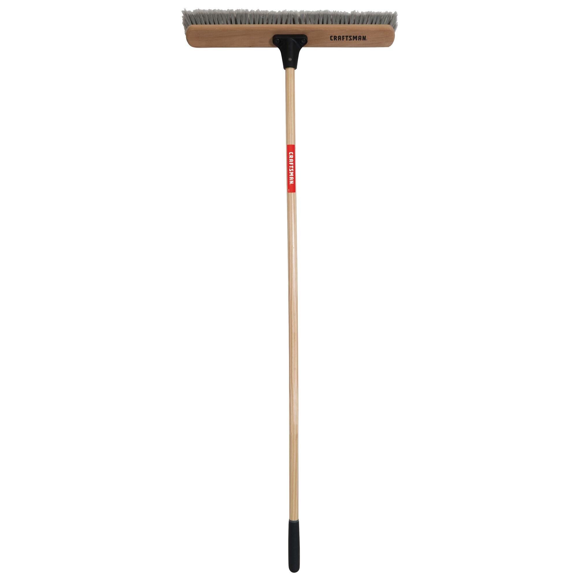 24 inch shop-and-garage push broom front view