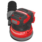 Right profile of 20 volt cordless random orbit sander .