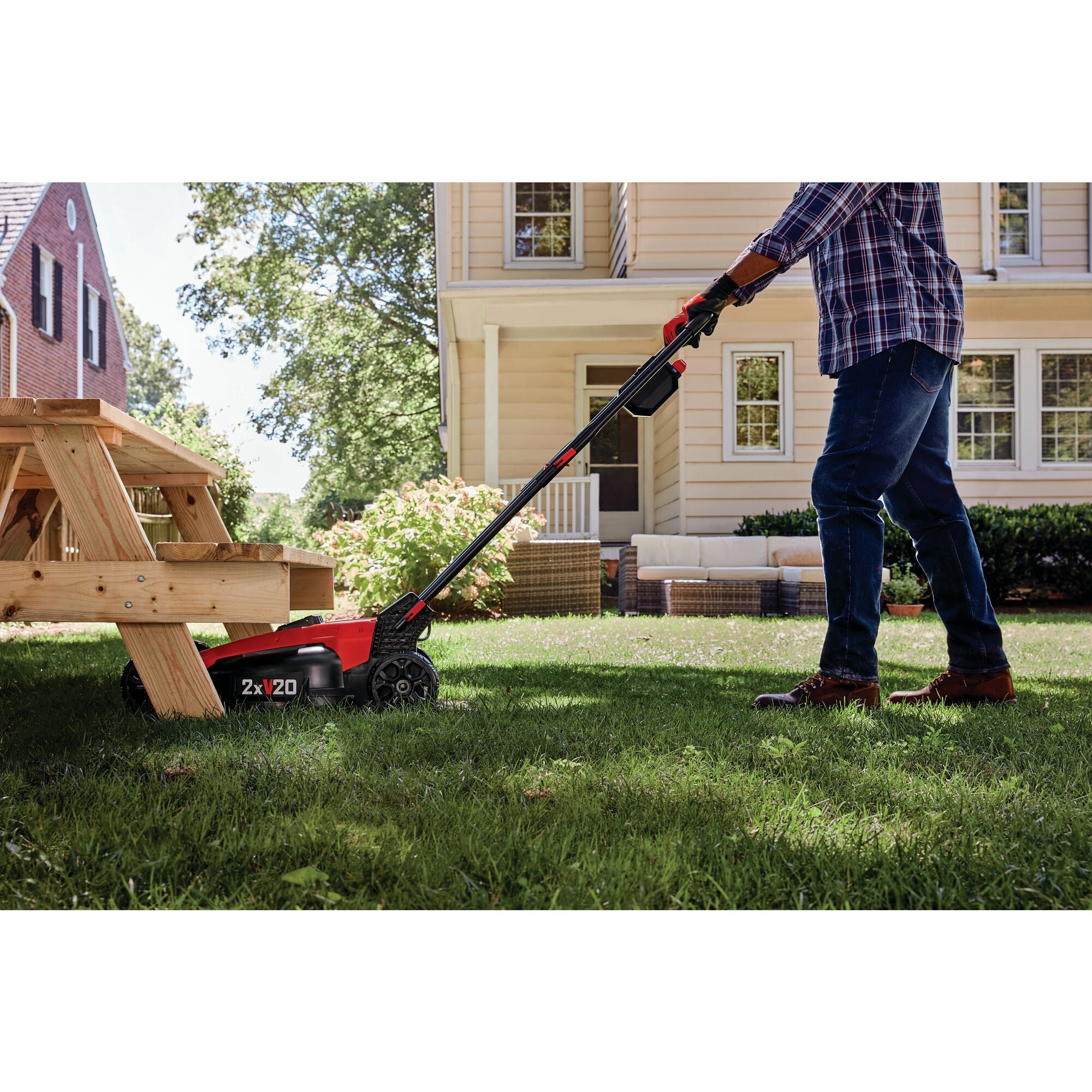 View of CRAFTSMAN Leaf Blowers  being used by consumer