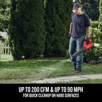 Graphic of CRAFTSMAN Leaf Blowers highlighting product features