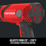 Graphic of CRAFTSMAN Heat Gun highlighting product features