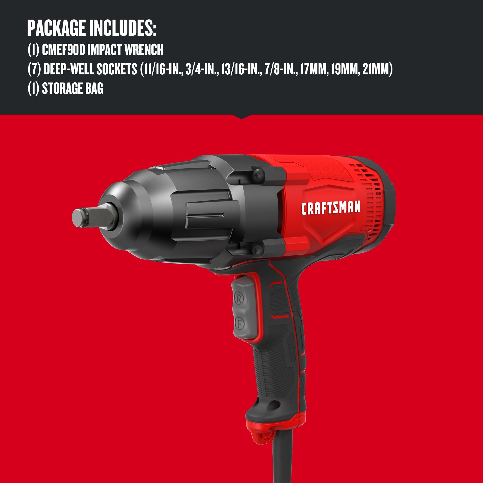 Graphic of CRAFTSMAN Wrenches: Impact highlighting product features