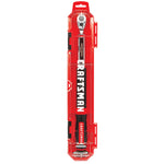 3 eighths inch. Drive digital torque wrench with packaging tag.