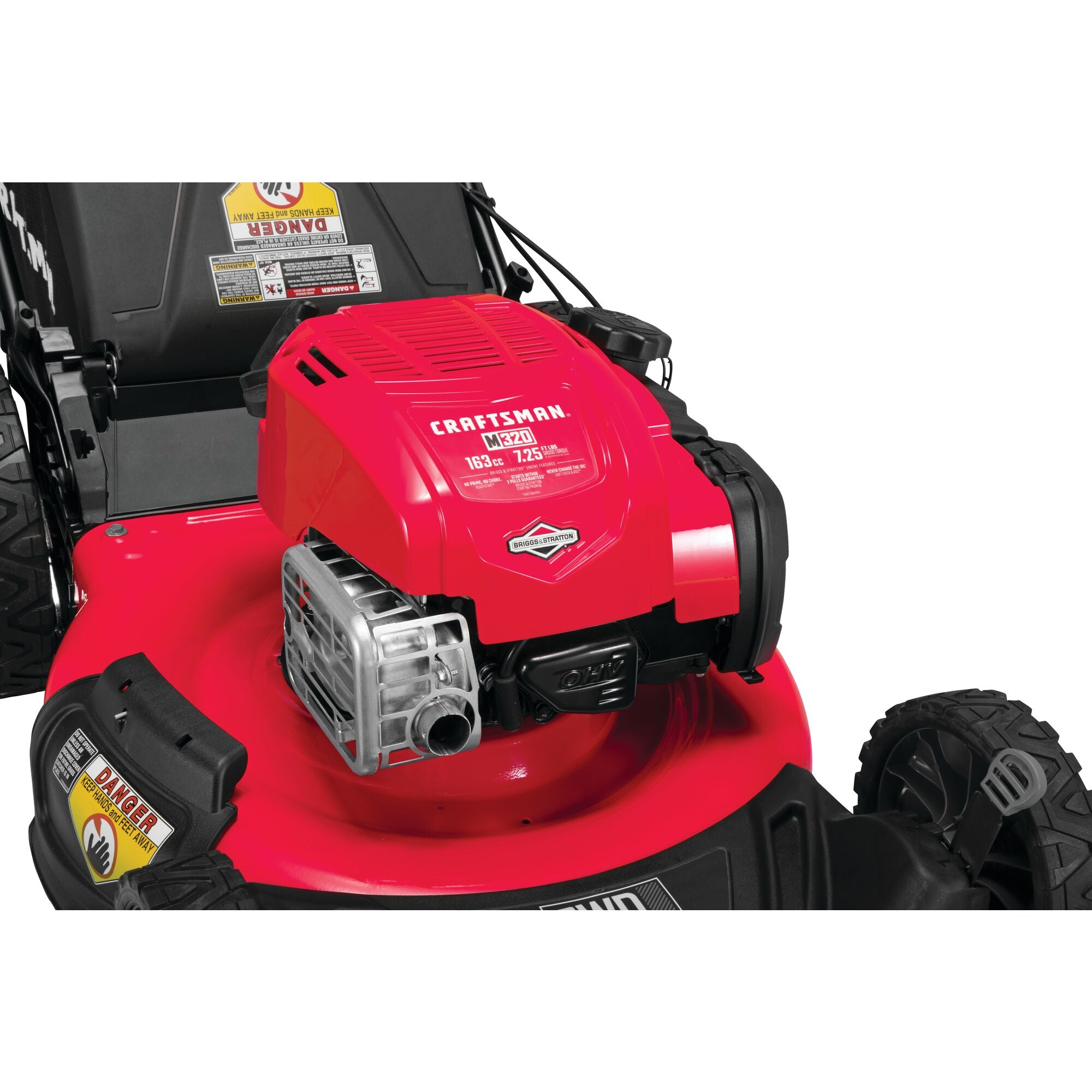 CRAFTSMAN M320 RWD Self-Propelled Mower on white background