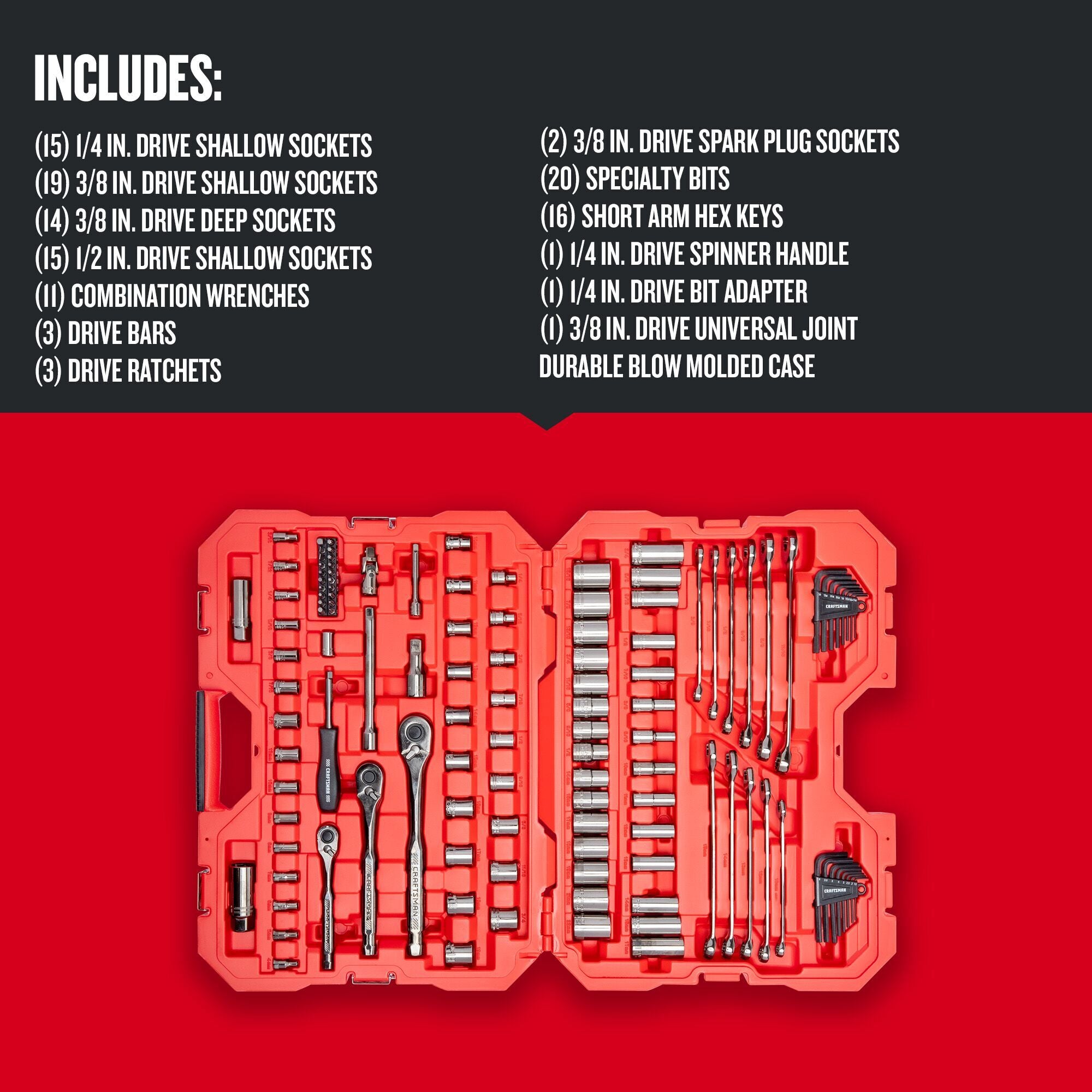 Craftsman universal mechanics sales tool set